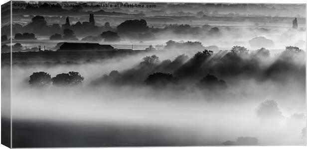 Drifting Morning Mist Canvas Print by John Dunbar