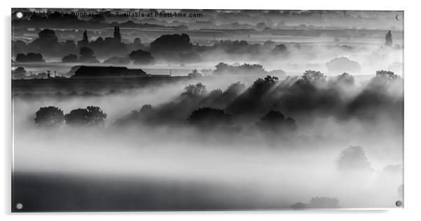 Drifting Morning Mist Acrylic by John Dunbar