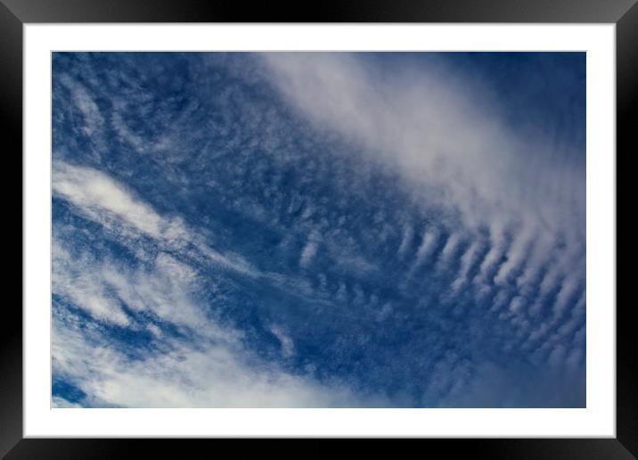 High Clouds Framed Mounted Print by David Pyatt