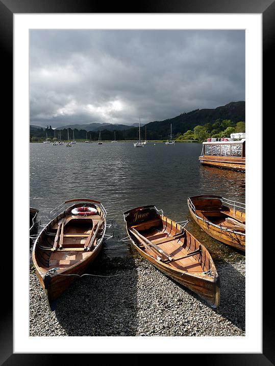 Windermere Water Framed Mounted Print by Tony Bates