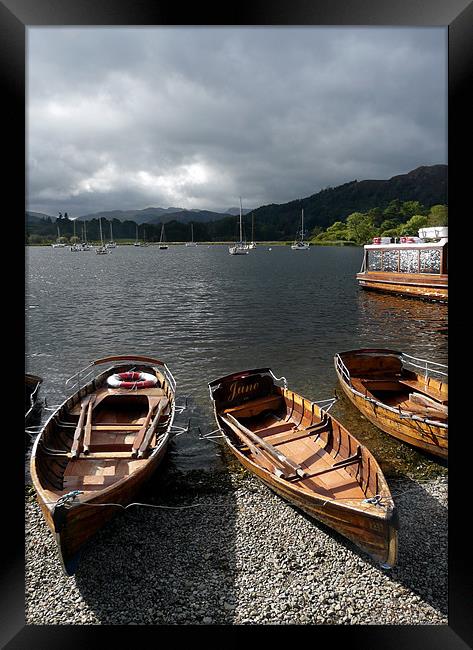 Windermere Water Framed Print by Tony Bates