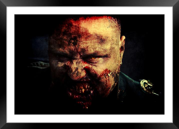 Zombie General Framed Mounted Print by Maria Tzamtzi Photography