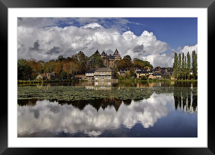 Chateau at Combourg Brittany Framed Mounted Print by Jennie Franklin