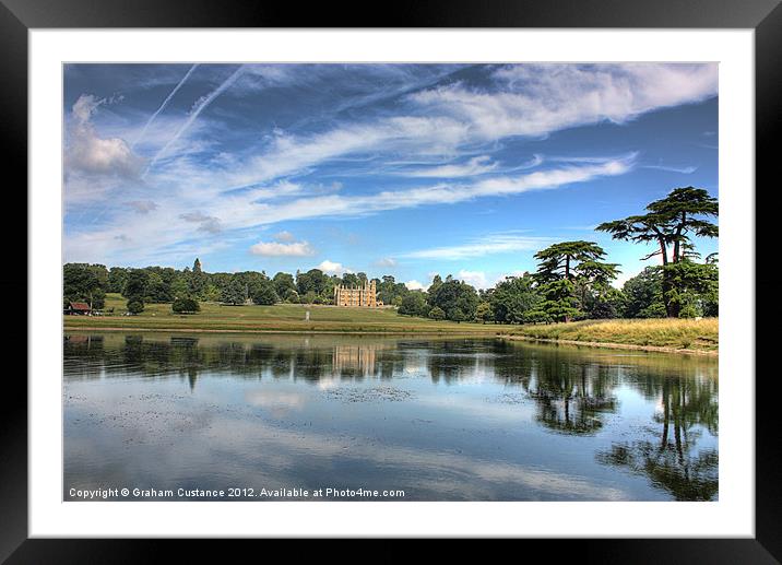 Englefield Water Framed Mounted Print by Graham Custance