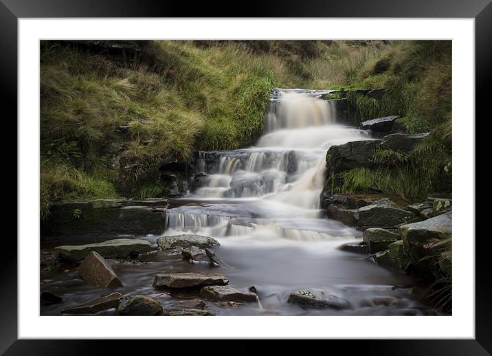 Upper North Grain, The Peak District Framed Mounted Print by Scott Simpson