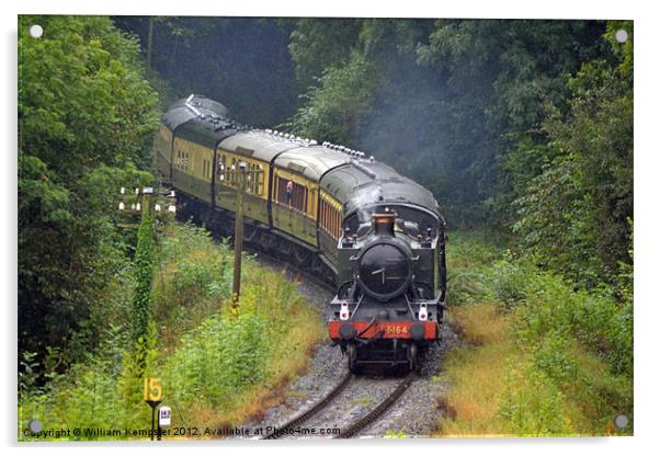 Severn Valley Railway Class 51XX GWR Acrylic by William Kempster