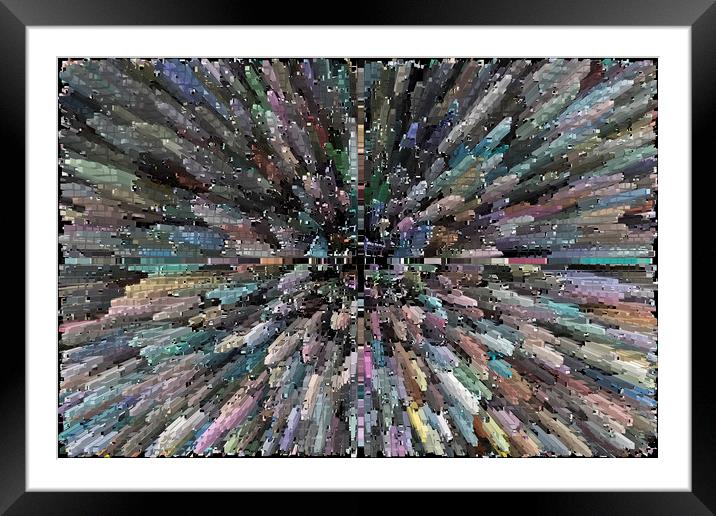 Art Abstract 3D Framed Mounted Print by David Pyatt