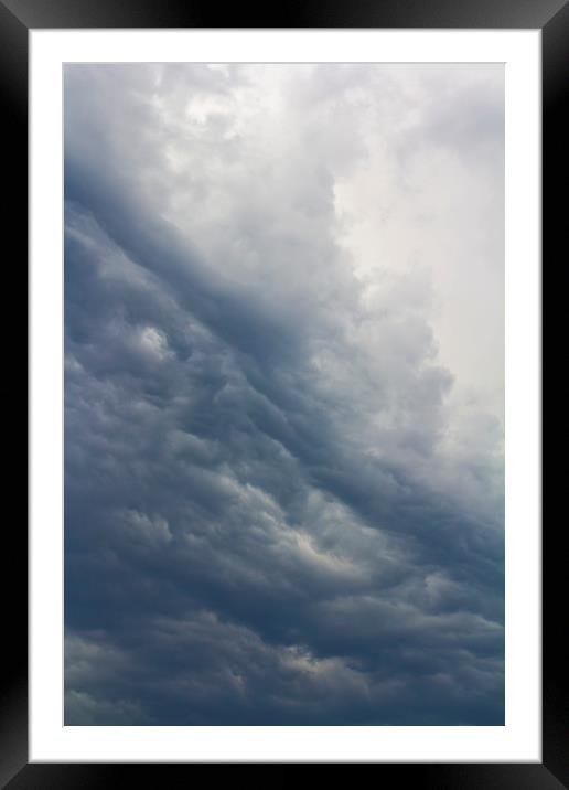 Storm Clouds Rising Framed Mounted Print by David Pyatt