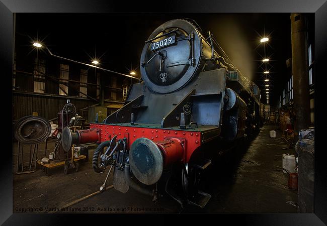 The Green Knight - NYMR Framed Print by Martin Williams