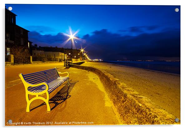 Portobello Beach Acrylic by Keith Thorburn EFIAP/b