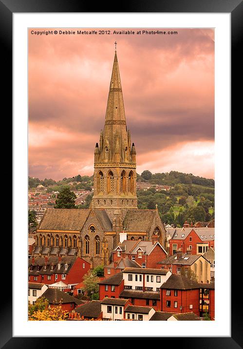 St Michaels Church, Exeter Framed Mounted Print by Debbie Metcalfe