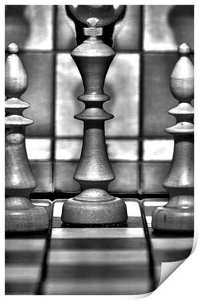 Checkmate Print by Oliver Porter