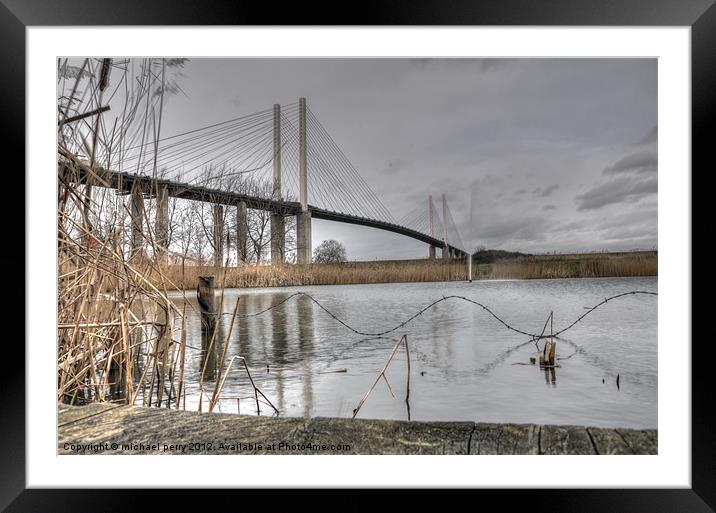 Bridging over Framed Mounted Print by michael perry