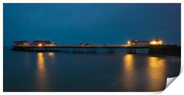 Cromer Pier before dawn Print by Stephen Mole