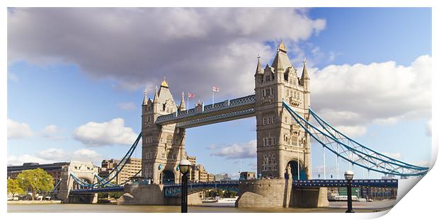 Tower Bridge on the Thames London Print by David French