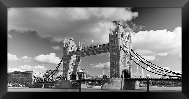 Tower Bridge on the Thames London Framed Print by David French