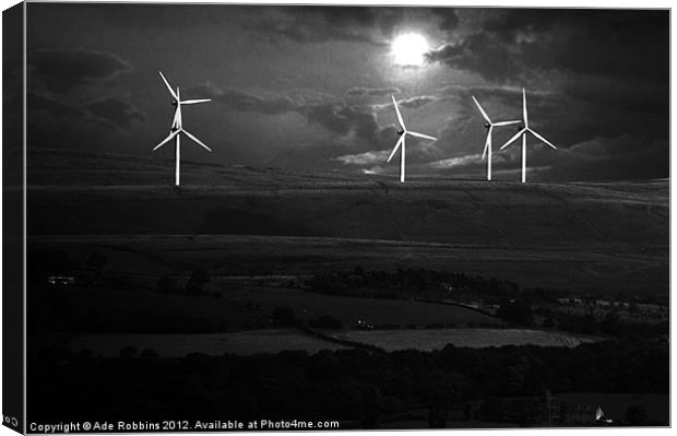 Wind Turbines Part Deaux Canvas Print by Ade Robbins