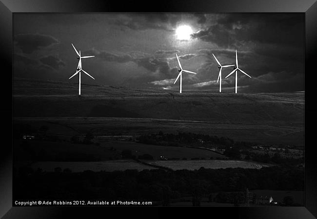 Wind Turbines Part Deaux Framed Print by Ade Robbins