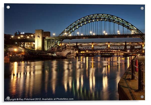 Tyne Bridge Acrylic by Ray Pritchard