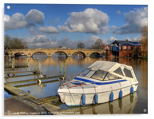 Henley on Thames Acrylic by Graham Custance