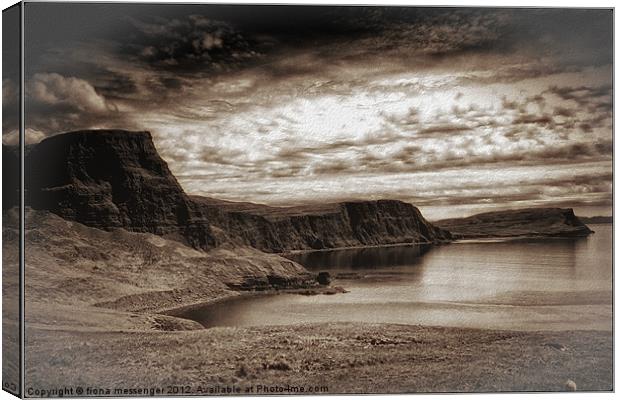 Neist Point Isle of Skye Canvas Print by Fiona Messenger
