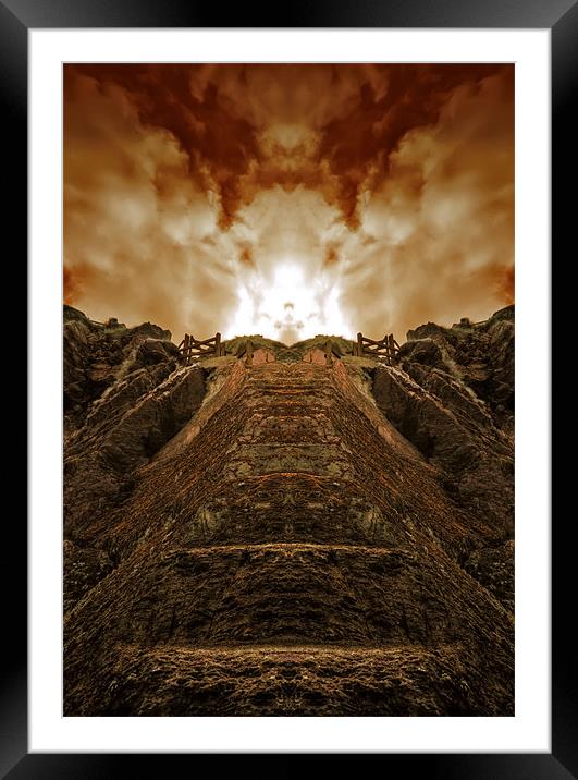 Stairway to Heaven? Framed Mounted Print by Mike Gorton