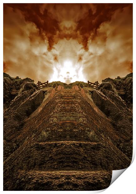 Stairway to Heaven? Print by Mike Gorton