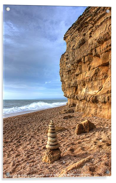 Burton Bradstock Acrylic by Graham Custance