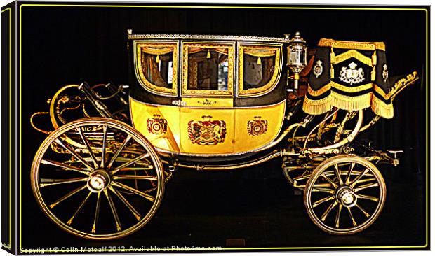 The Duke of Northumberlands State Coach Canvas Print by Colin Metcalf