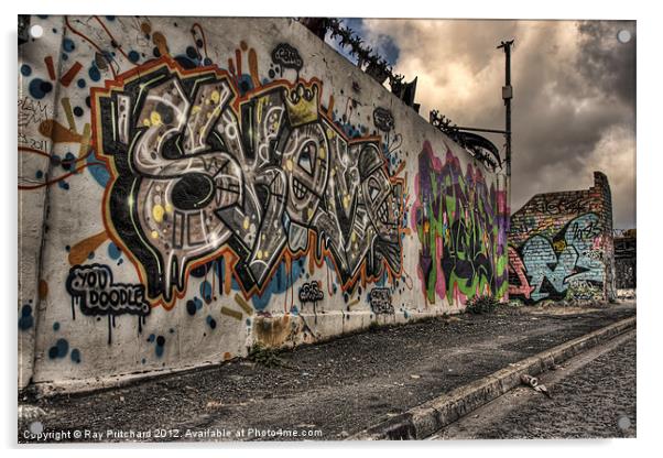 HDR Graffiti Acrylic by Ray Pritchard