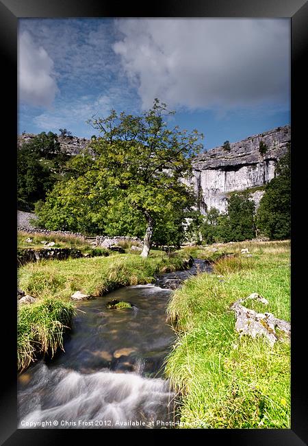 Malham Cove Flow Framed Print by Chris Frost