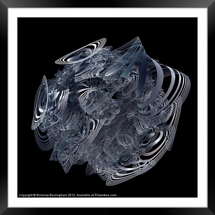 Rhythm Framed Mounted Print by Nicholas Burningham