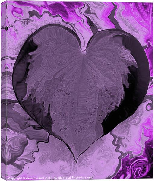 love purple Canvas Print by stewart oakes