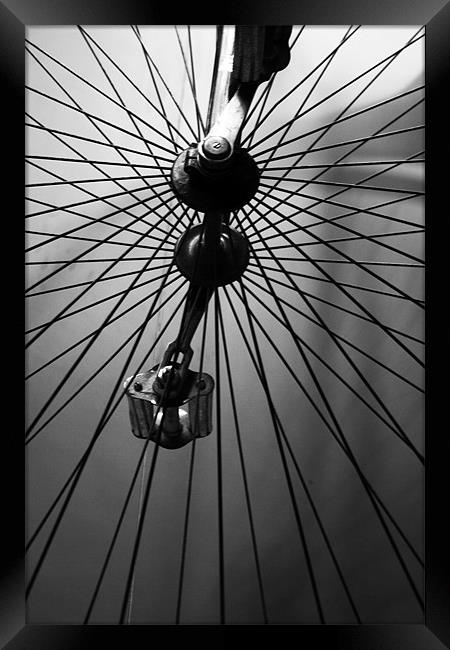 A Bicycle Framed Print by HASSAN  NEZAMIAN