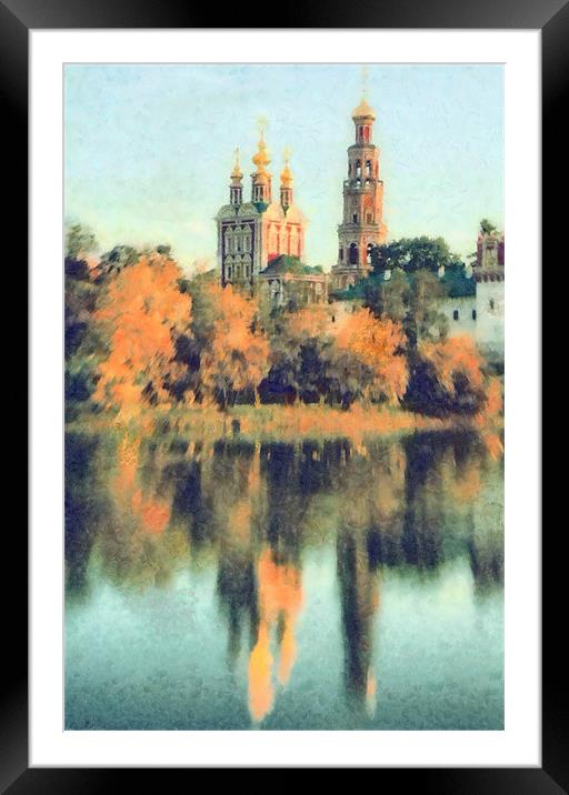 Golden Autumn Framed Mounted Print by Michael Goyberg