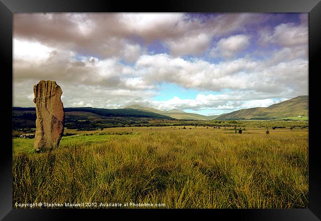 Macrie Moor, Arran. Framed Print by Stephen Maxwell