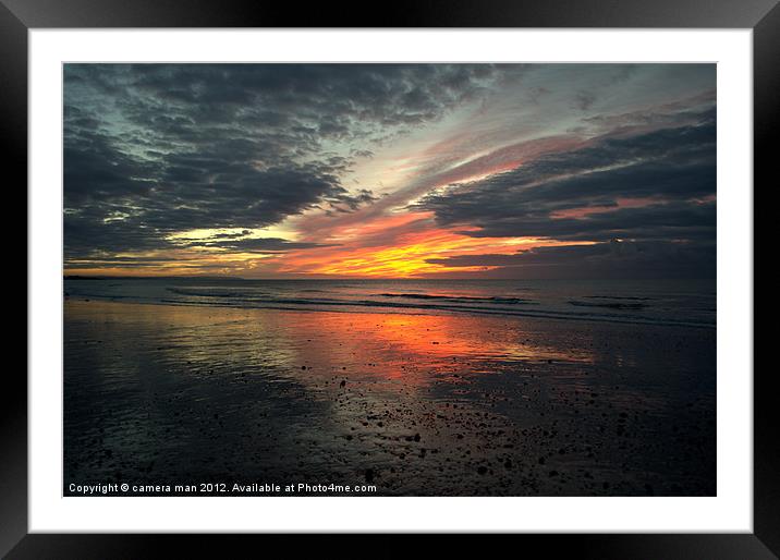 Atmospheric Dawn Framed Mounted Print by camera man