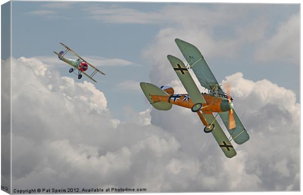 WW1 - Fighting Colours Canvas Print by Pat Speirs