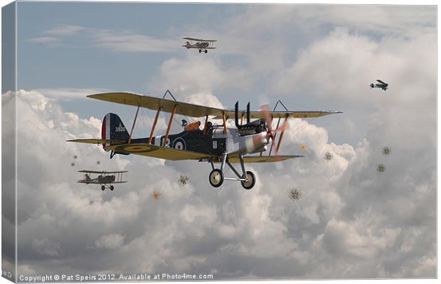 WW1 - RE8 Aircraft Canvas Print by Pat Speirs
