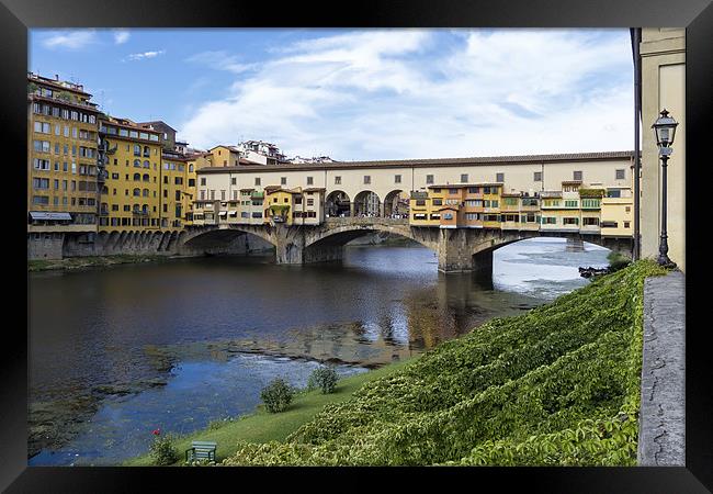 Ponte Vechio Framed Print by Kevin Tate