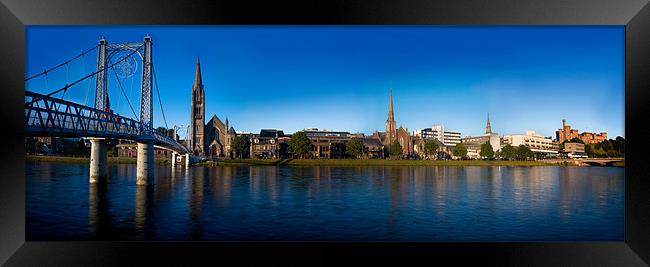 Inverness city centre Framed Print by Macrae Images