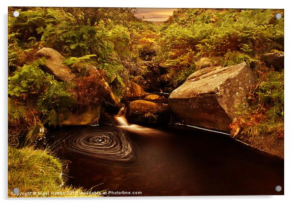 The Swirl Pool Acrylic by Nigel Hatton