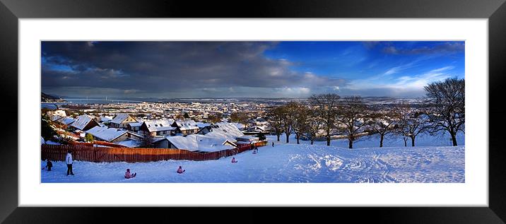 Inverness in winter Framed Mounted Print by Macrae Images