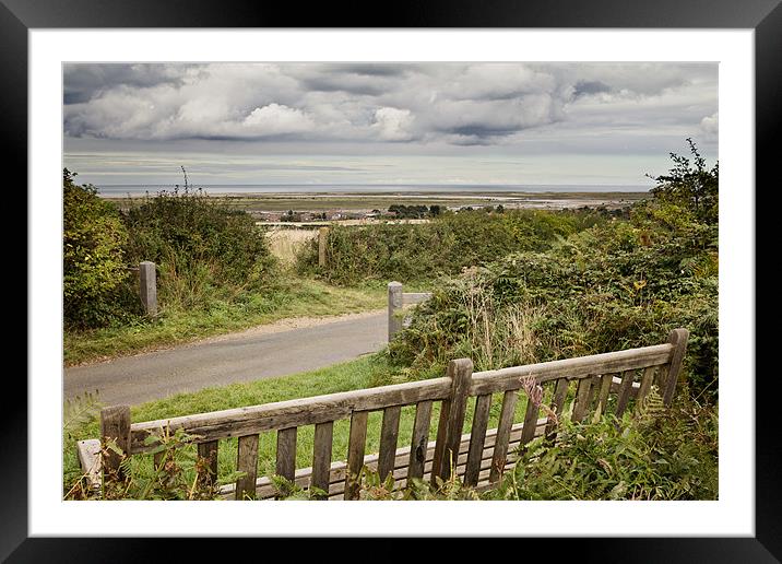 Views over Brancaster Staithe Framed Mounted Print by Paul Macro