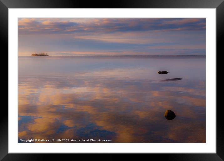 Early morning by the sea Framed Mounted Print by Kathleen Smith (kbhsphoto)