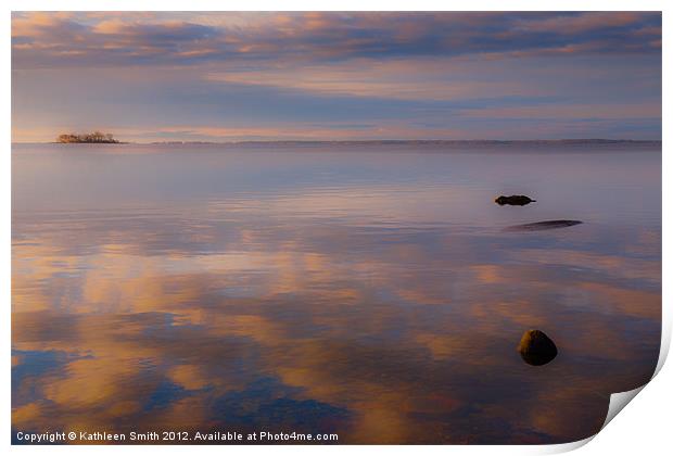 Early morning by the sea Print by Kathleen Smith (kbhsphoto)