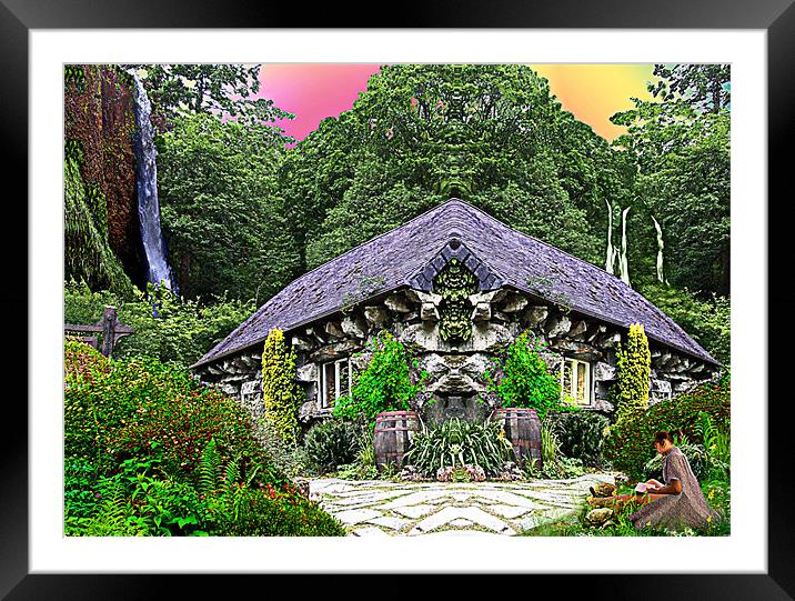 Magic Cottage Framed Mounted Print by philip clarke