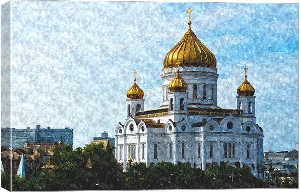 Cathedral of Christ the Saviour Canvas Print by Michael Goyberg