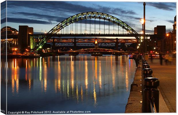 Newcastle Upon Tyne Canvas Print by Ray Pritchard
