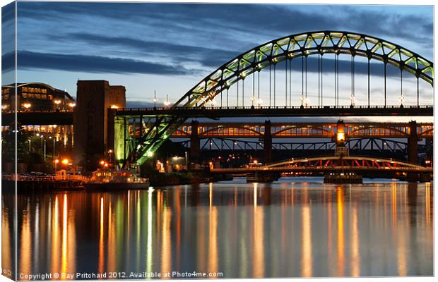 River Tyne Canvas Print by Ray Pritchard